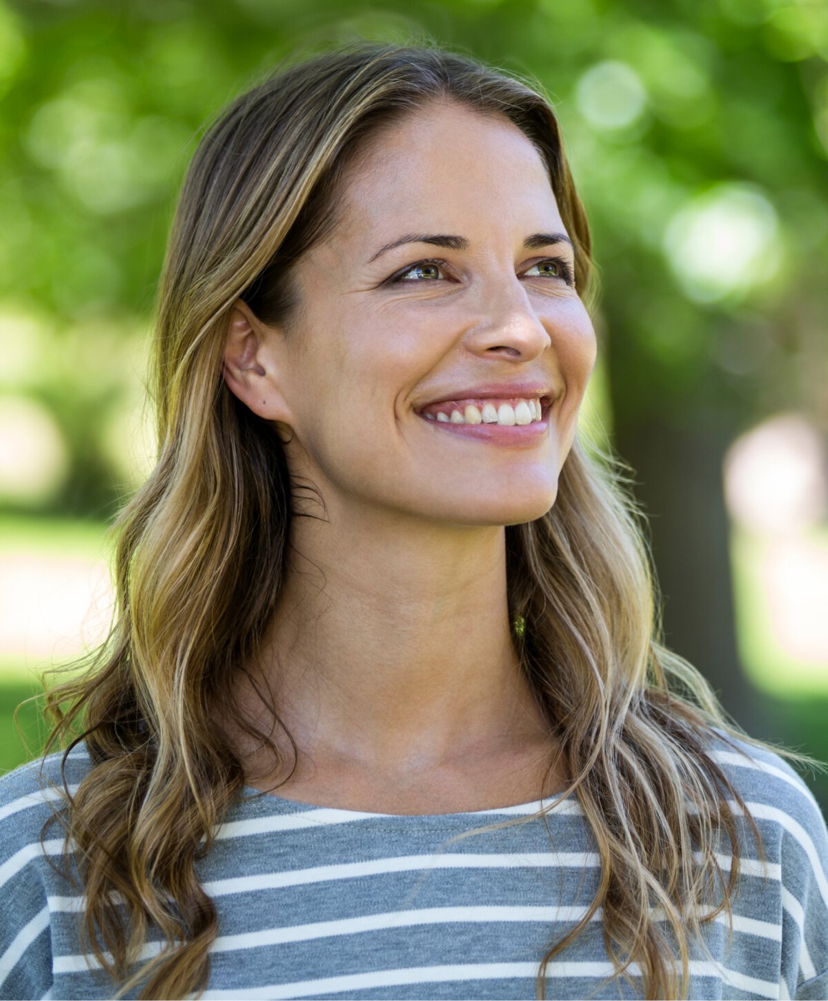 Pembroke Pines patient for sore throat smiling