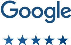 Google five stars logo