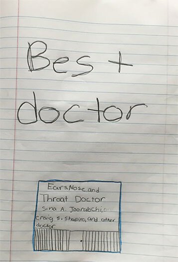 BEST DOCTOR. Ears,nose, and throat doctor Sina A. Joorabchi, Craig S. Shapiro, and other doctor.